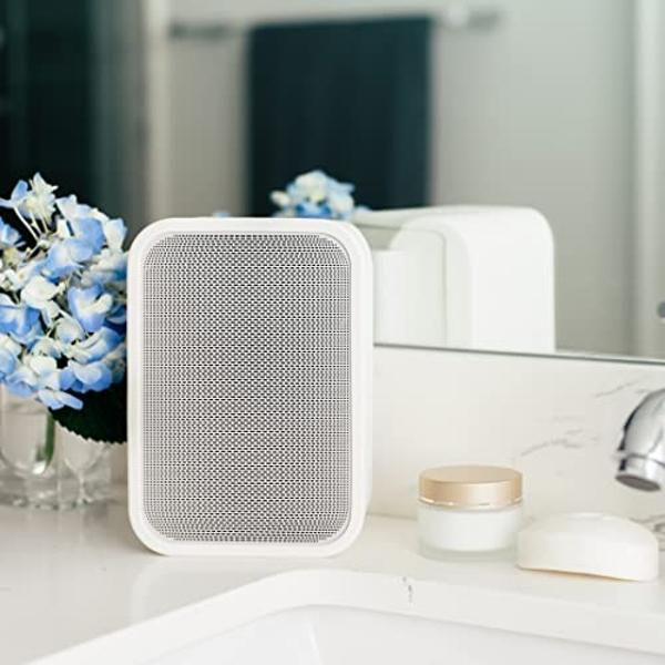 Bluesound Pulse Flex 2i Portable Wireless Multi-Room Smart Speaker with Bluetooth - White - Compatible with Alexa and Siri