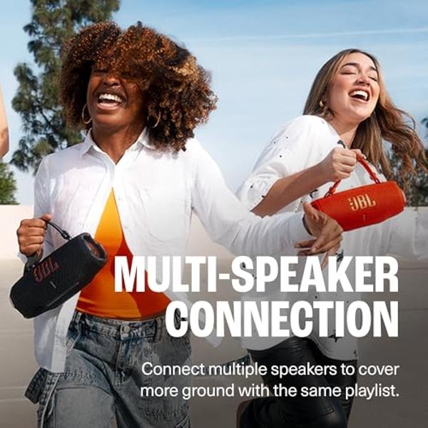 JBL Charge 6 Bluetooth Speaker & divvi! Premium Hard Case Bundle - Red