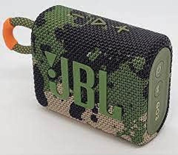 JBL Go 3 Portable Waterproof & Dustproof IP67 Outdoor Wireless Bluetooth Speaker (Camo) (Renewed)