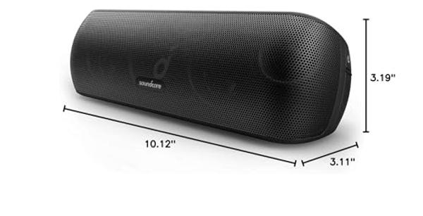 Soundcore Anker Motion+ Bluetooth Speaker with Hi-Res 30W Audio, Extended Bass and Treble, Wireless HiFi Portable Speaker with App, Customizable EQ, 12-Hour Playtime, IPX7 Waterpro