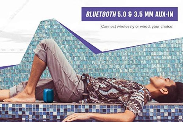 TREBLAB HD-360 Pro - Ultra High-Tech Bluetooth Speaker with 360° Surround Sound, 90W High-Powered 5-Driver System w/Subwoofer & 8 Bass Radiators, Portable Wireless Speaker for Home