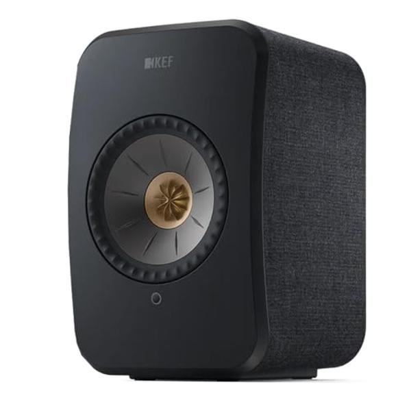 KEF LSX II Wireless HiFi Speaker System (Carbon Black)