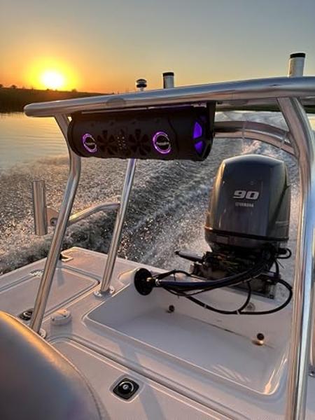 Bazooka G3 Bluetooth 16 inch Party Bar | 450-watt Max Power | LED Lights | Party Button Music Sharing | Marine Grade Speakers | Off Road, Golf Cart, Marine, and Outdoor Speaker Sys