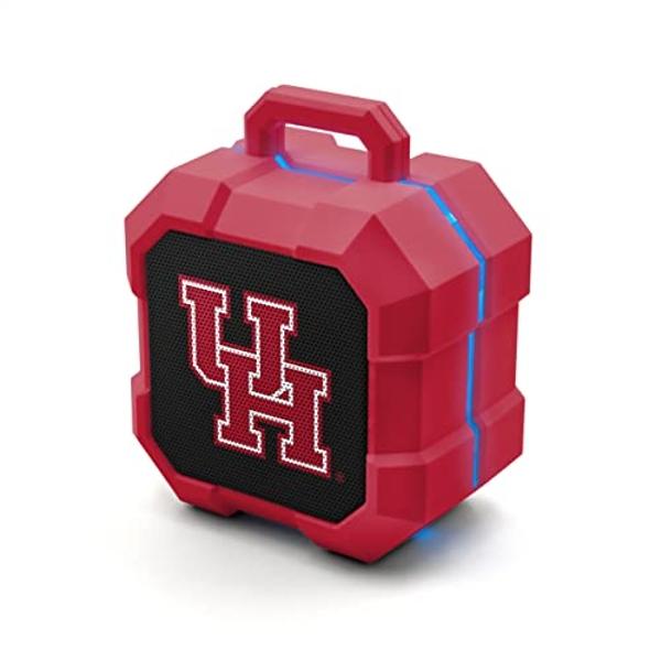 SOAR NCAA Shockbox LED Wireless Bluetooth Speaker, Houston Cougars