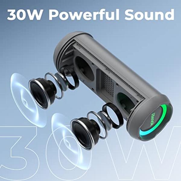 Vanzon Bluetooth Speakers V40 Portable Wireless Speaker V5.0 with 24W Loud Stereo Sound, TWS, 24H Playtime & IPX7 Waterproof, Suitable for Travel, Home&Outdoors