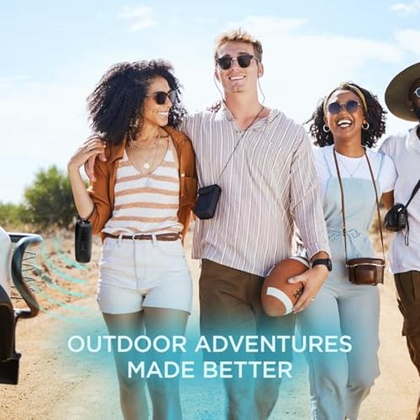 Fashionit U Micro Speaker | Stylish Portable Wireless Bluetooth 5.0 with Built-in Mic & Remote Shutter | Perfect Little Speaker for Home, Parties, Travel! Small Device, Rich Sound 
