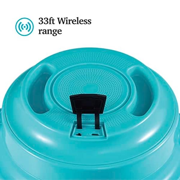 Margaritaville “A Sip of Summer” Bluetooth Wireless Speaker & Cooler Bluetooth Speakers, Fun Drink & Beer Cooler, Water Resistant Outdoor Speaker, Unique Margaritaville Design