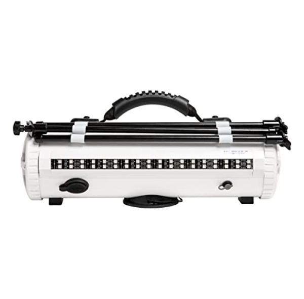 Bazooka Party Bar Mini | Portable Bluetooth IP66 Waterproof Speaker | RGB Lights | Party Button Pairing | Up to 70 HRS Battery Life | 6 Marine Grade Speakers | White