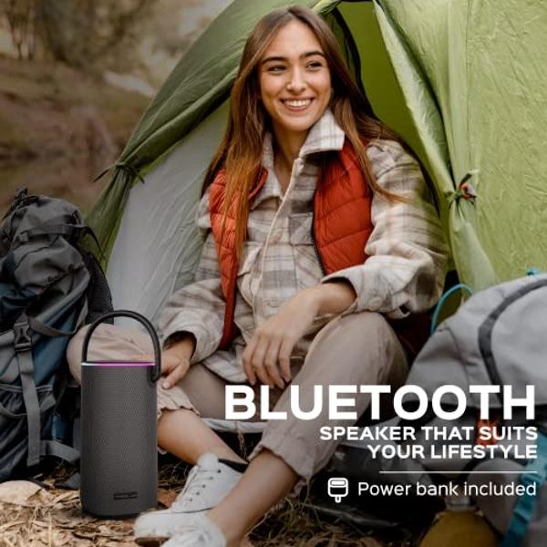 Fashionit U Micro Speaker | Stylish Portable Wireless Bluetooth 5.0 with Built-in Mic & Remote Shutter | Perfect Little Speaker for Home, Parties, Travel! Small Device, Rich Sound 