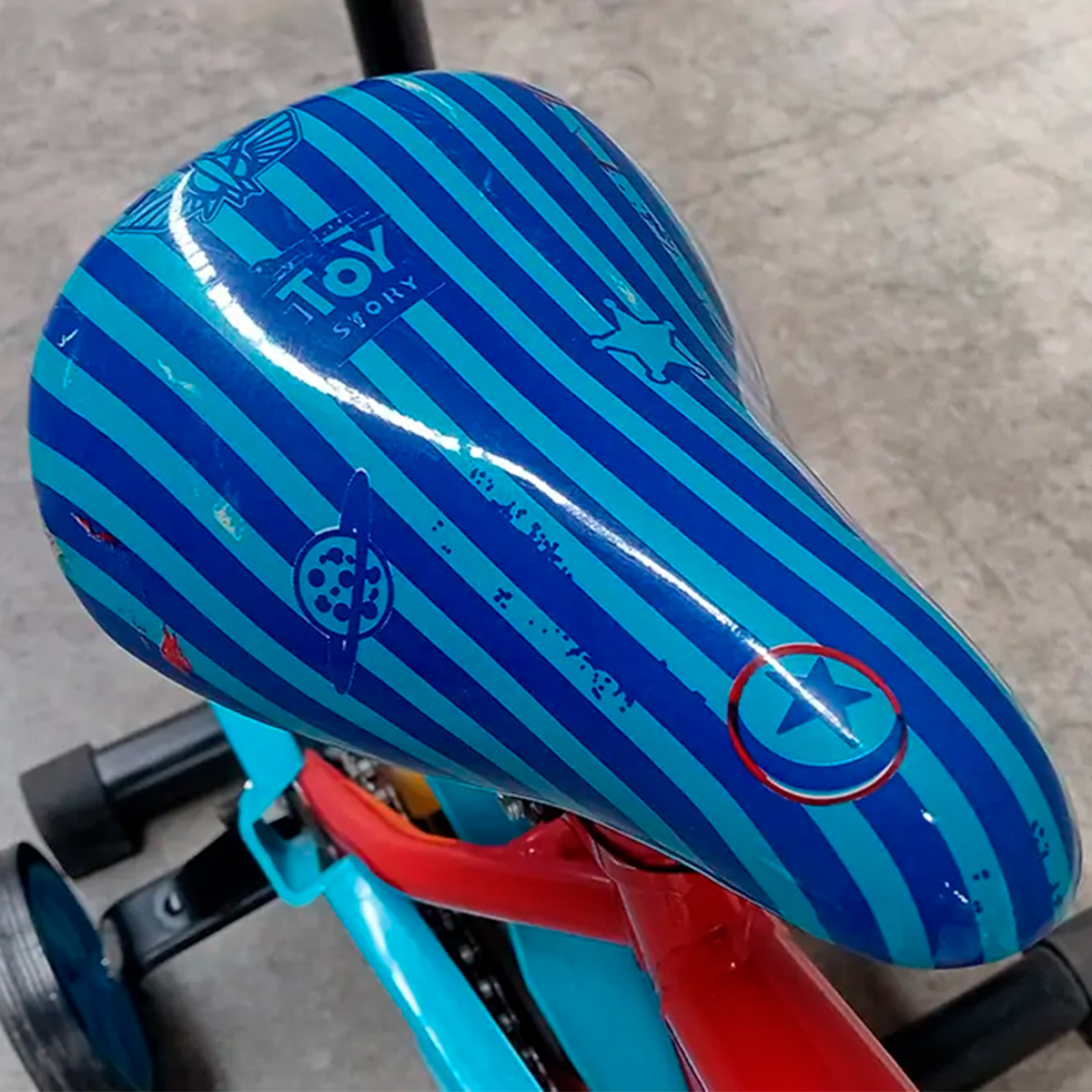 Bicicleta Veloci Reacondicionado Toy Story Made Play R12 Rojo