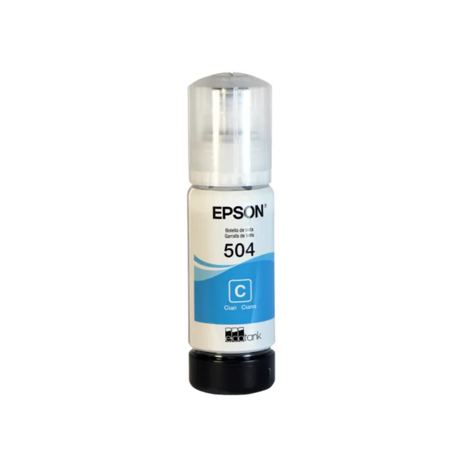 Tinta Epson Original T544-AL EcoTank L1110/L3110/L3150/L5190 Color Cian