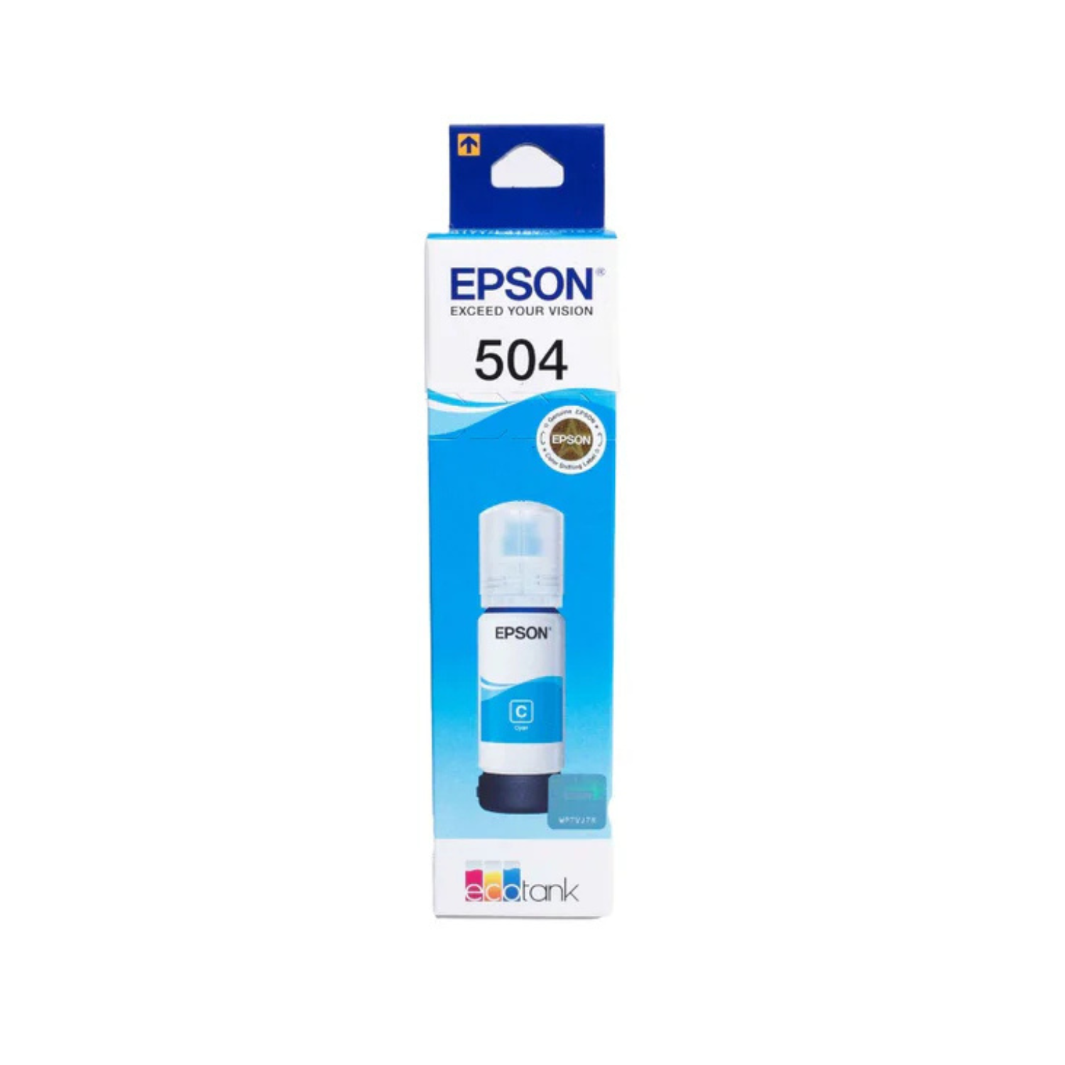 Tinta Epson Original T544-AL EcoTank L1110/L3110/L3150/L5190 Color Cian