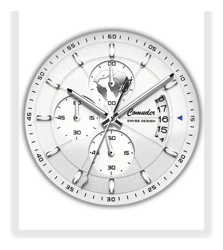Reloj Hombre Elegante Cuero Original Y Elegante+caja