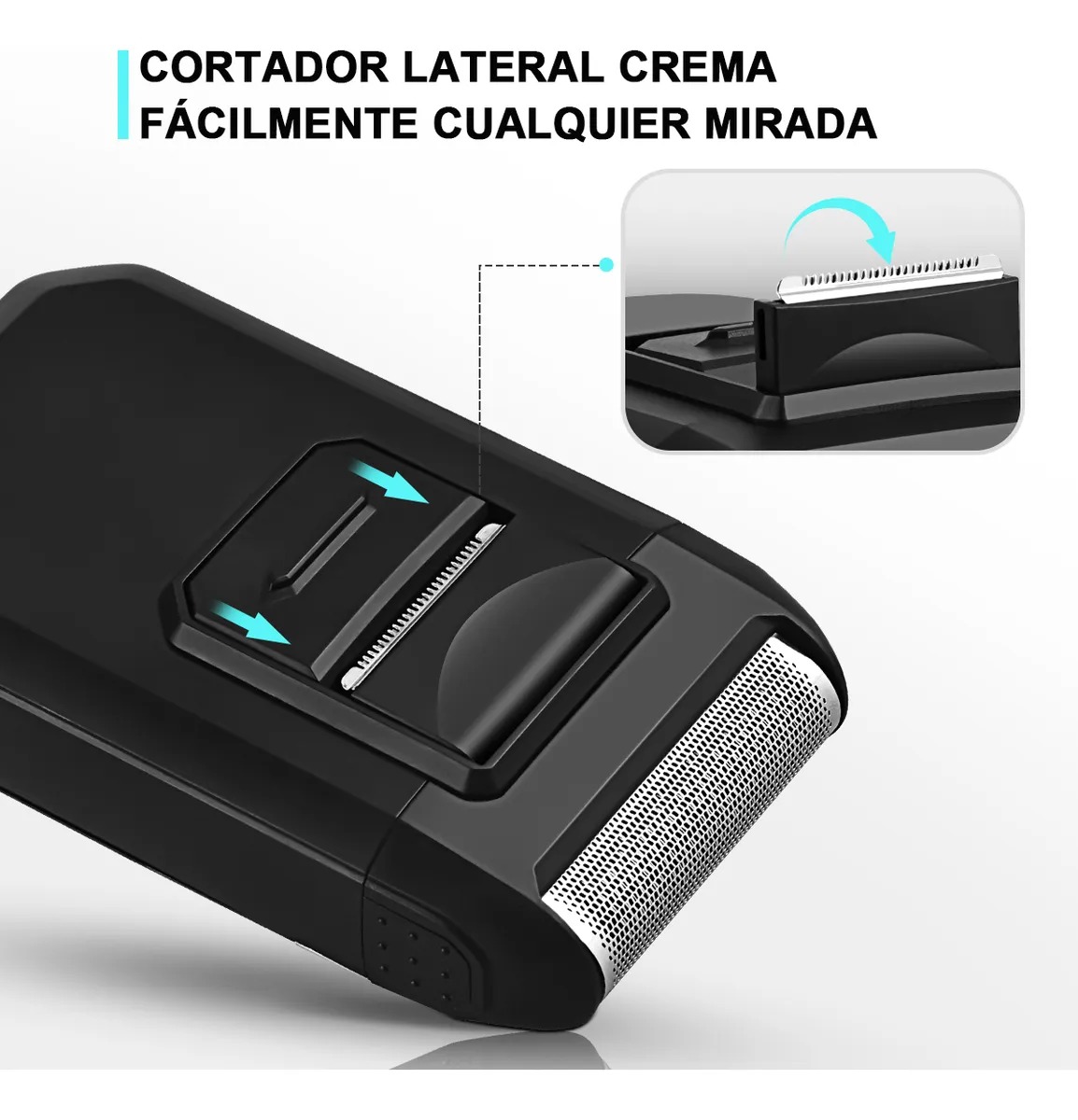 Rasuradora Eléctrica Barba Afeitadora Hombre Recargable