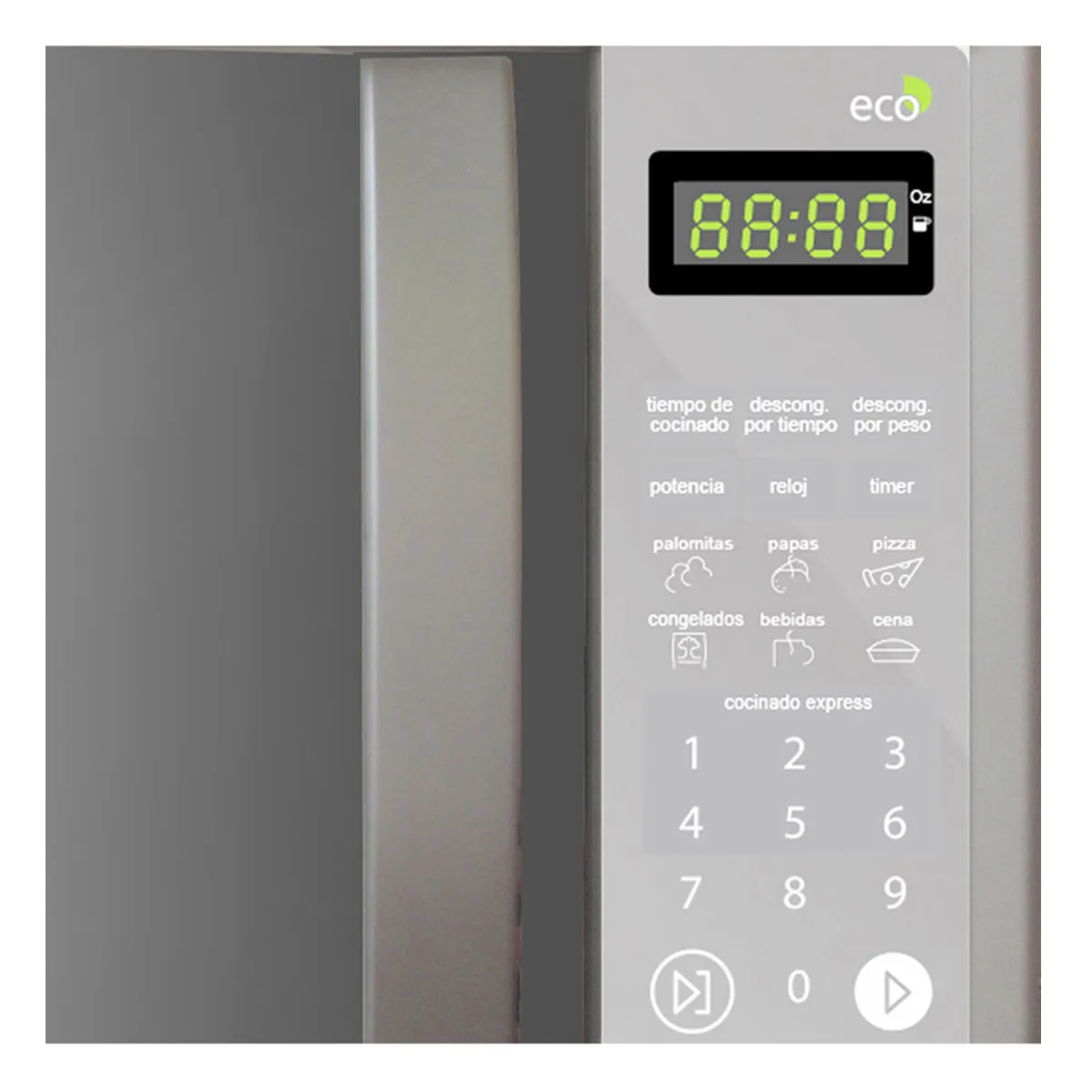 MICROONDAS MABE HMM70SEJ DE .7 PIES CUBICOS, COLOR GRIS