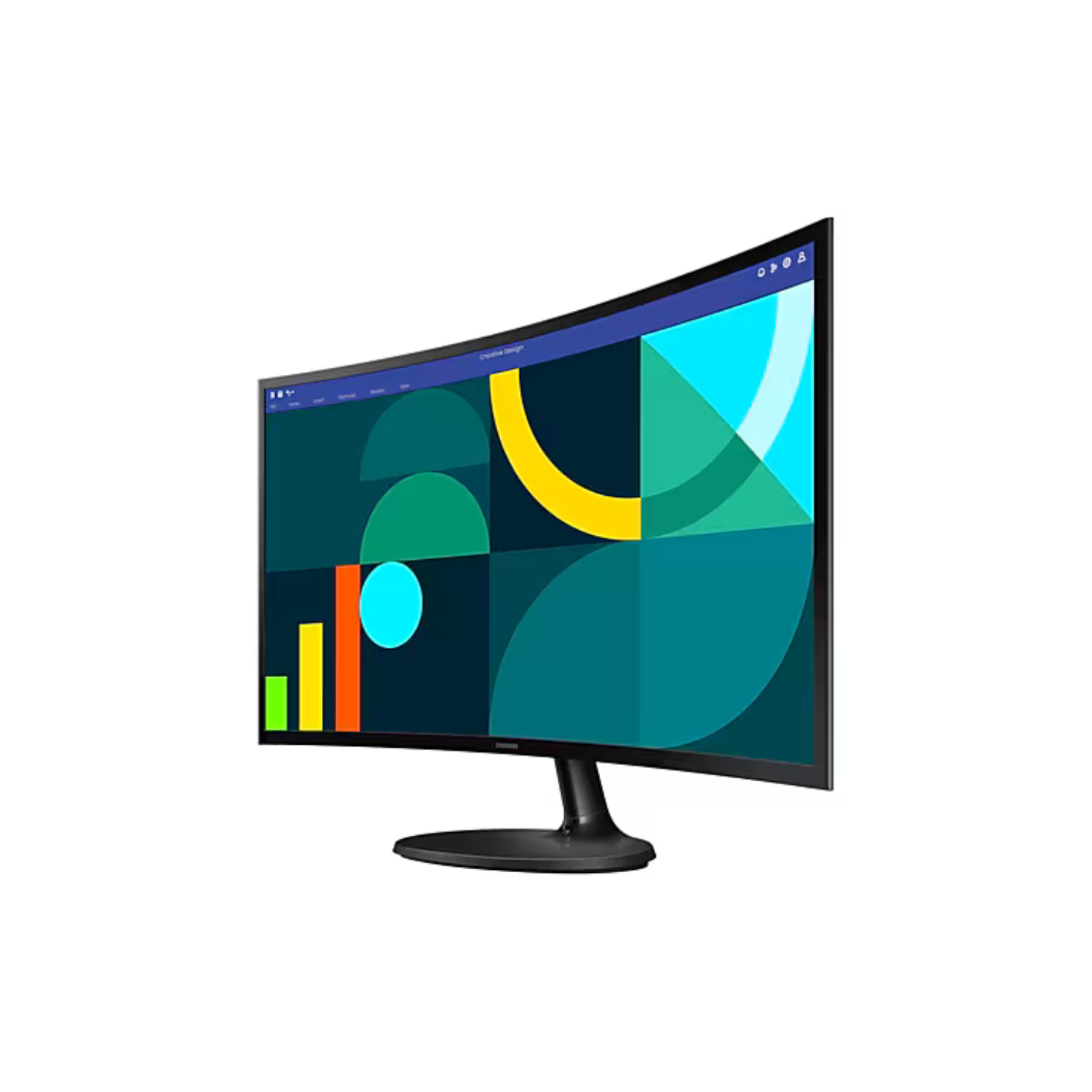 Monitor Samsung LED 27" Curvo Panel VA FHD Resolución 1920x1080