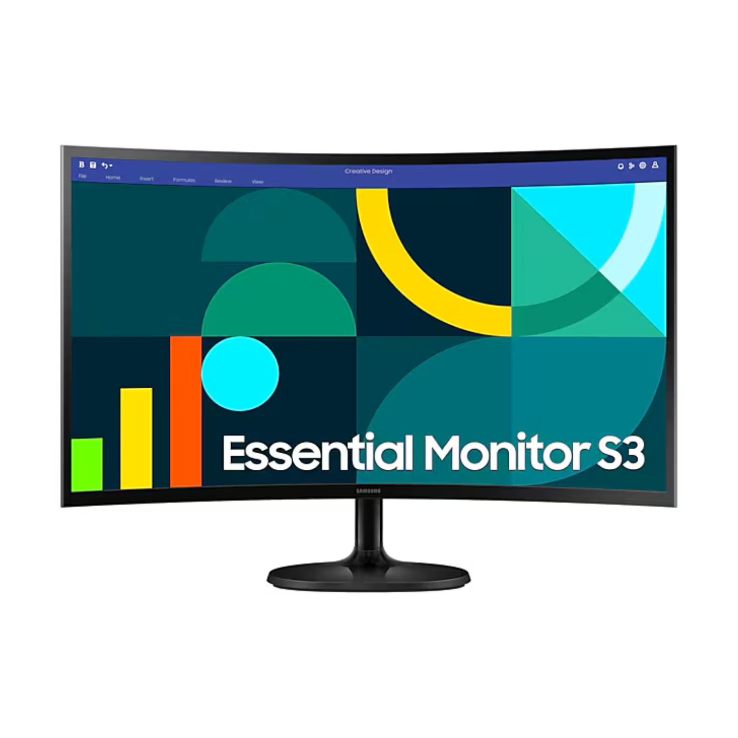 Monitor Samsung LED 27" Curvo Panel VA FHD Resolución 1920x1080