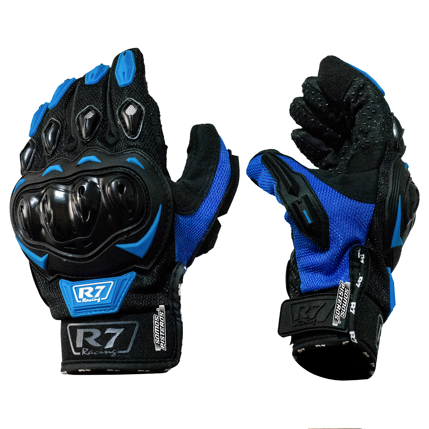 Guantes R7-1 TOUCH/LIMPIADOR MICA Azul