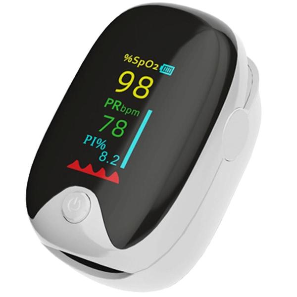Oxímetros con rango de medición MXOXW-001-1 1 pza Blanco Rango de Medición 70porciento -99porciento Spo2 30BPM-240BPM mas menos 2BPM o mas menos 2porciento PR 2xAAA No Incluidas OxiPulseWhite