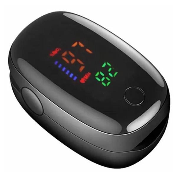 Oximetro de Pulso MXKEO-001-1 1Pza Negro Rango de Medición 70porciento -99porciento Spo2 30BPM-240BPM mas menos 2BPM o mas menos 2porciento PR 2xAAA No Incluidas, OxiLedBlack