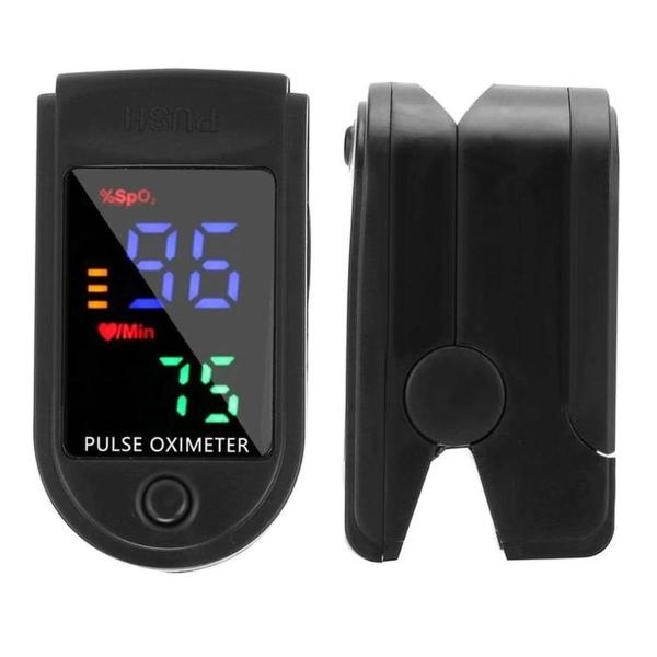 Oxímetro Digital LED MXOXL-001-1 1pza Negro Rango de Medición 70porciento -99porciento Spo2 30 a 240BPM mas menos 2BPM o mas menos 2porciento PR 2xAAA No Incluidas, OxiLed