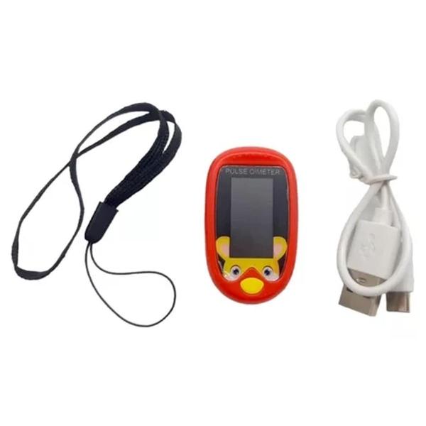 Oxímetros pediátricos MXOXK-001-1 1Pza Rojo Rango de Medición 70porciento -99porciento Spo2 30 240BPM mas menos 2BPM o mas menos 2porciento PR, OxiKid