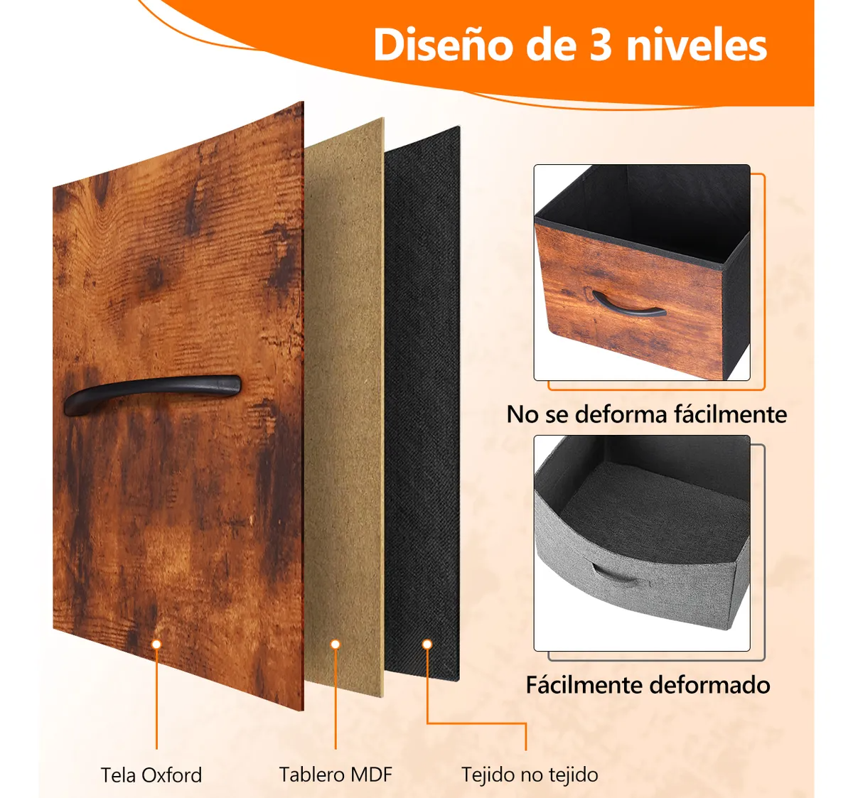 Mueble Organizador Television Madera Negra Modernos
