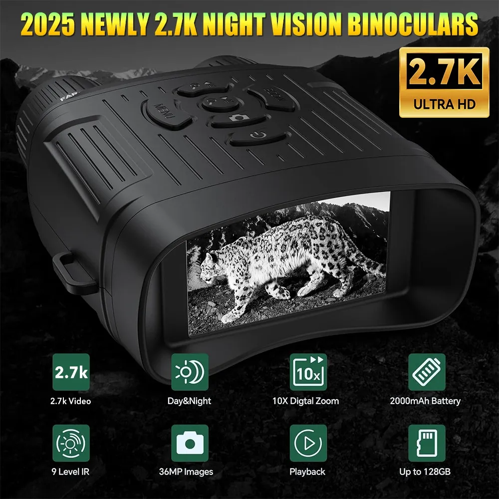 Binoculares Visión Nocturna Binoculares Infrarrojos Hd Ultra