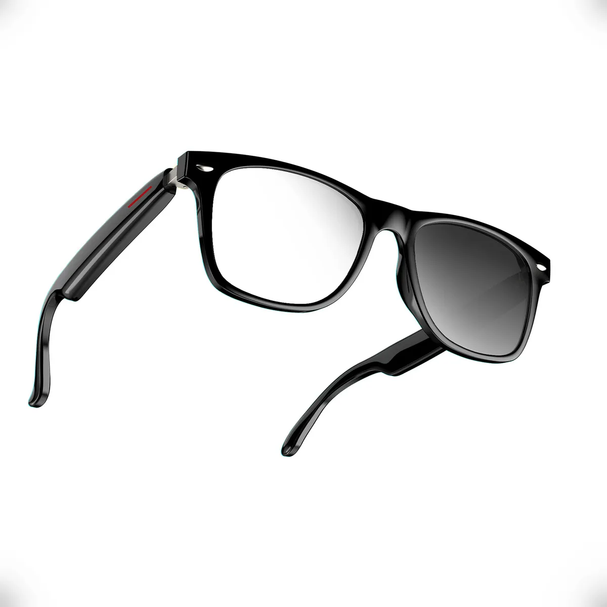 Gafas Inteligentes Smartglasses IOWODO E13-C Modelo Cómodo Lentes Fotocromático Audífono Inalámbrico Independiente 5h Música 4h Llamada Por Lado Asistente Voz Bluetooth Dual Unisex Deportivo