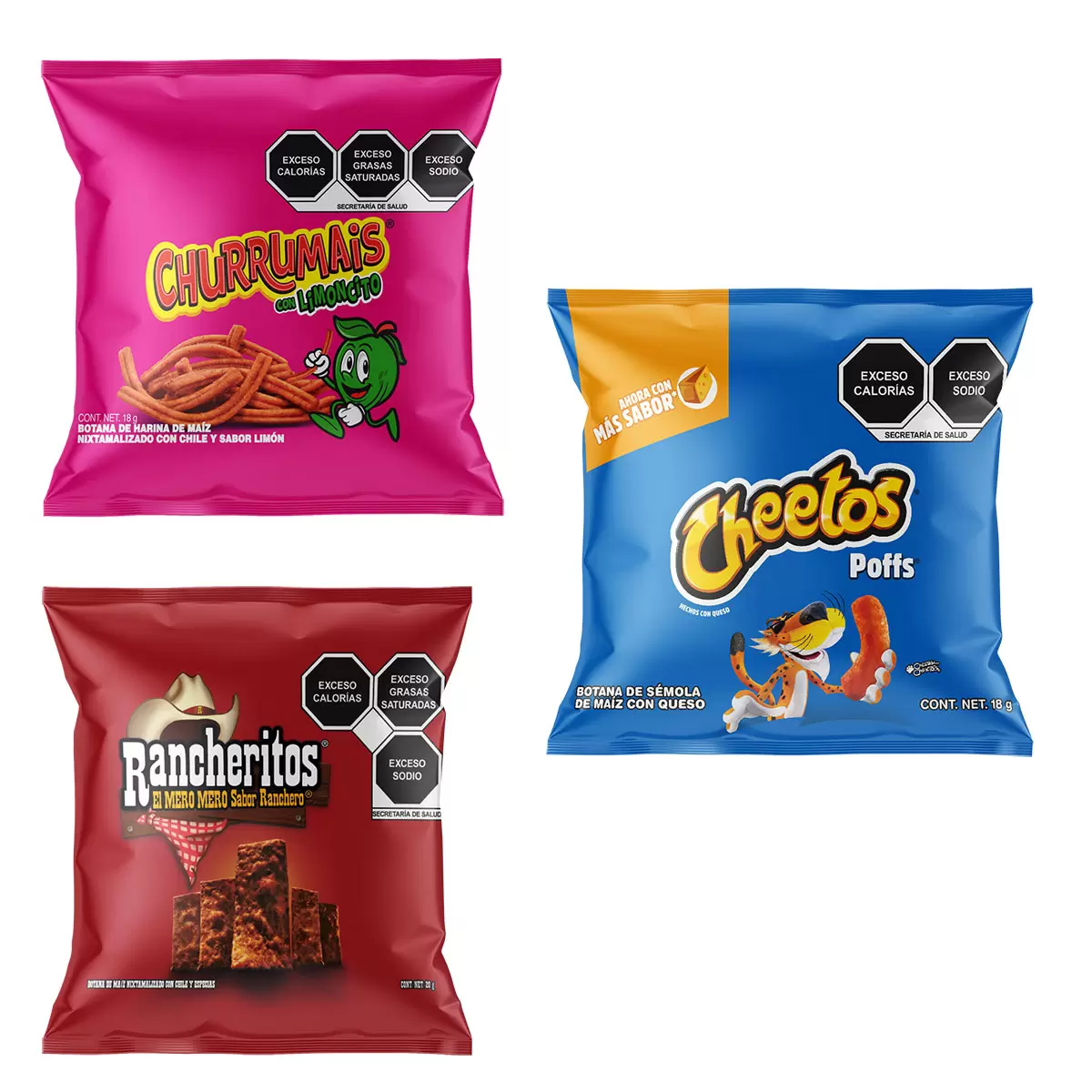 Papas Sabritas Surtidas Minis Pack 50 pzas