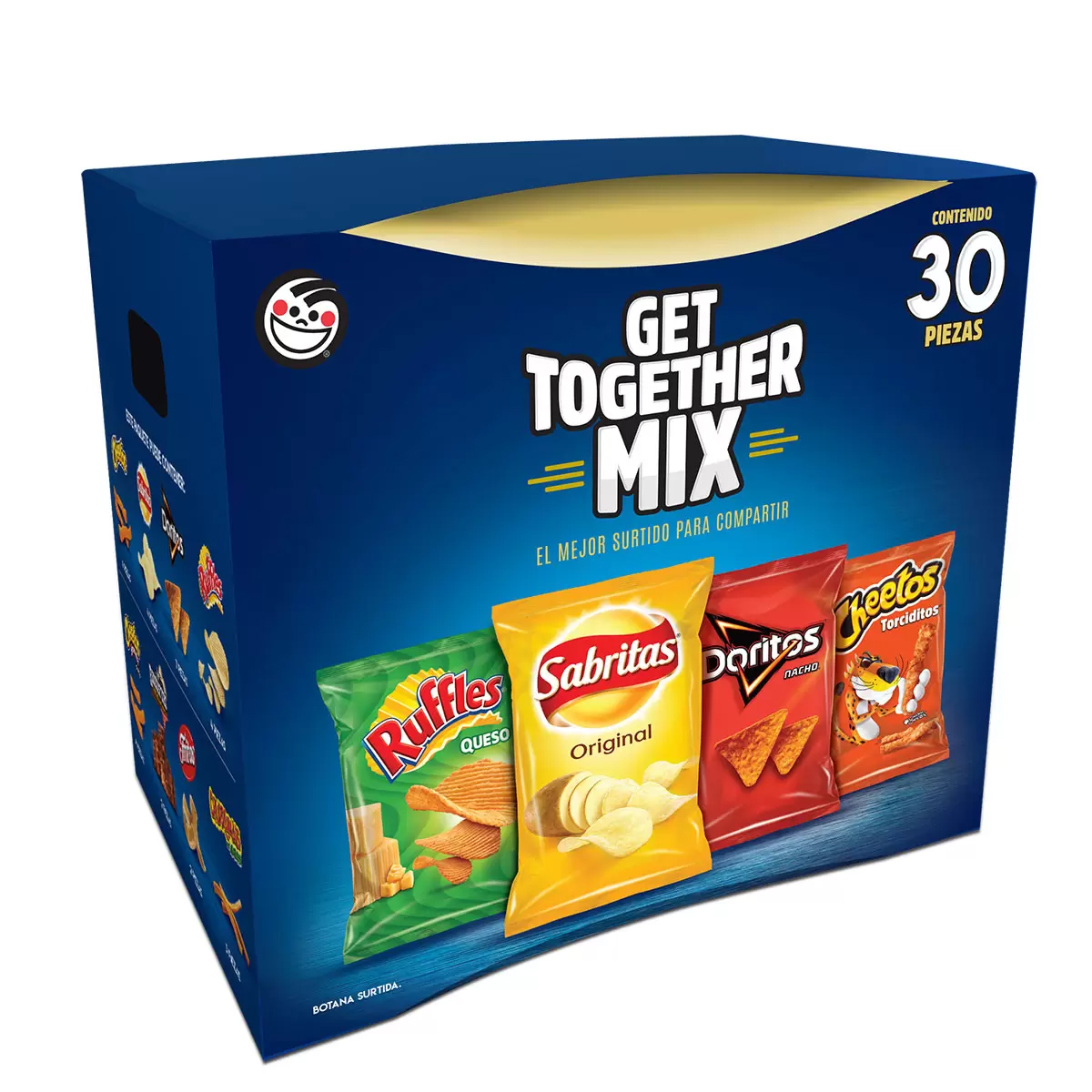 Papas Sabritas Surtidas Get Together Mix 30 pzas