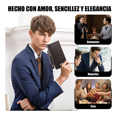 Cartera Billetera Larga Hombre Casual Negocio Gran Capacidad