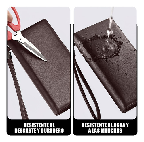 Cartera Billetera Larga Hombre Casual Negocio Gran Capacidad
