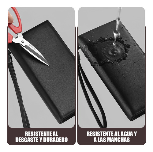 Cartera Billetera Larga Hombre Casual Negocio Gran Capacidad