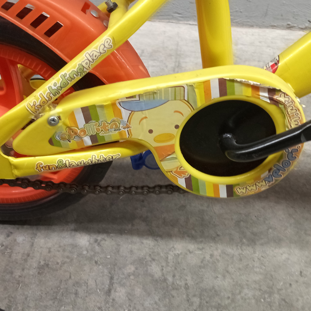 Bicicleta Veloci Reacondicionado Pollito R12 Amarillo
