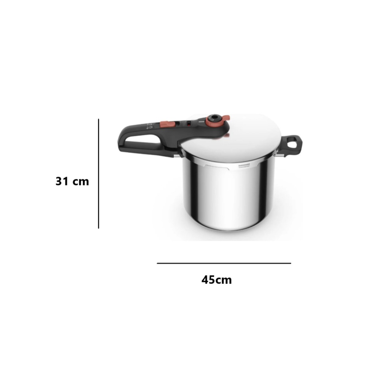 Olla de Presión T-fal 8 Litros Gris P2584403