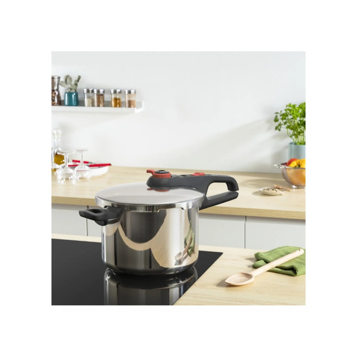 Olla de Presión T-fal 8 Litros Gris P2584403