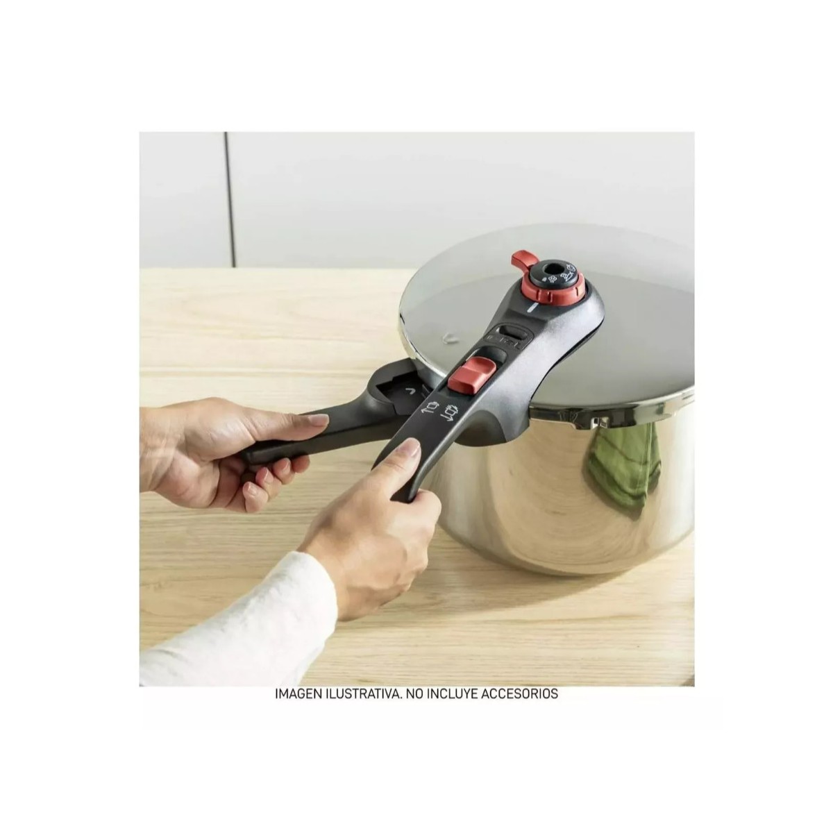 Olla de Presión T-fal 8 Litros Gris P2584403