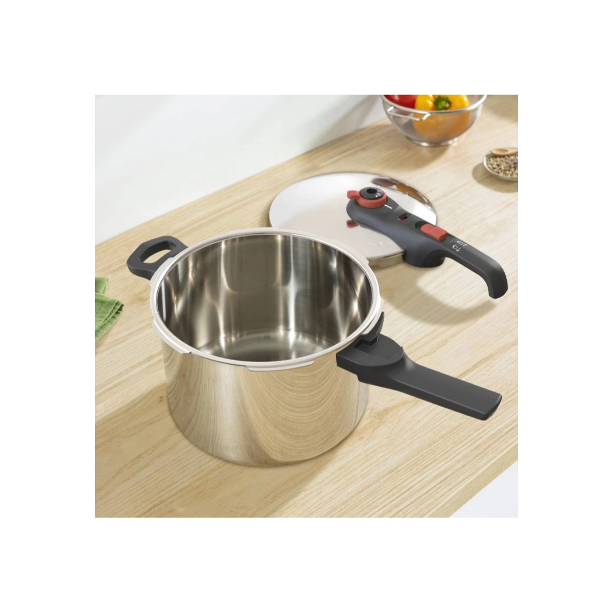 Olla de Presión T-fal 8 Litros Gris P2584403