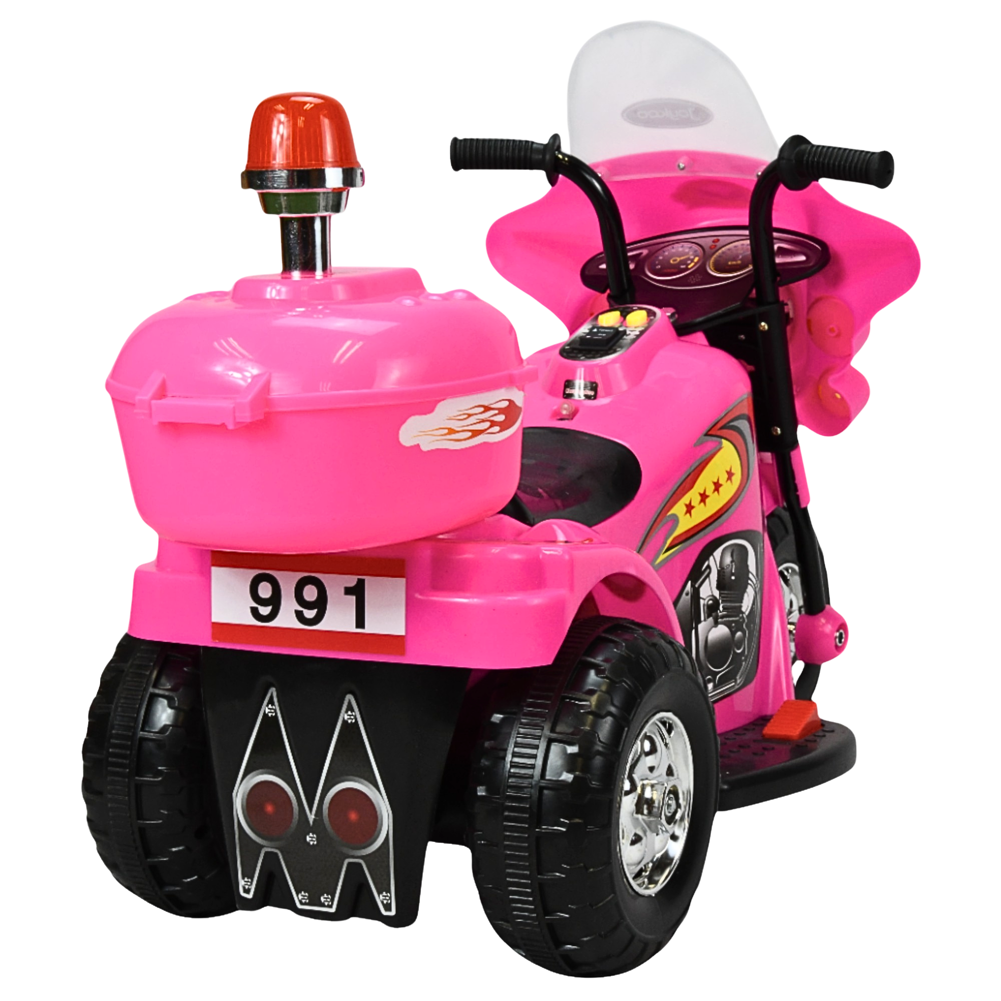 Moto Montable Eléctrica para Niños con Luces y Sonido Bateria Recargable de 6v - Rosa