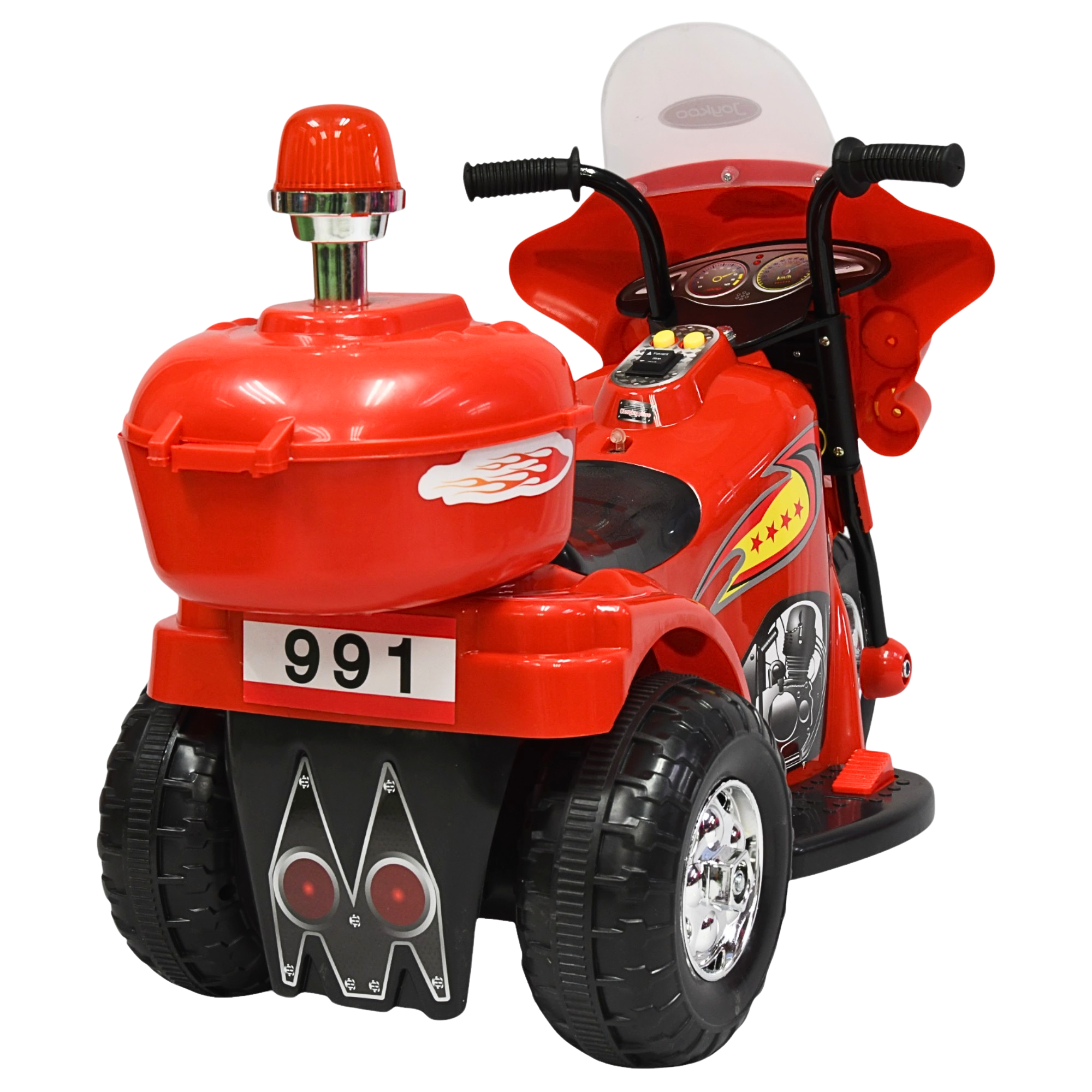 Moto Montable Eléctrica para Niños con Luces y Sonido Bateria Recargable de 6v - Rojo