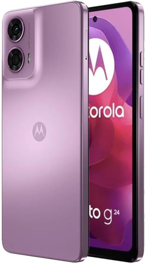 Motorola Moto G 24 Lavanda Nuevo 256GB, 4GB RAM más Cargador para Auto 25W 
