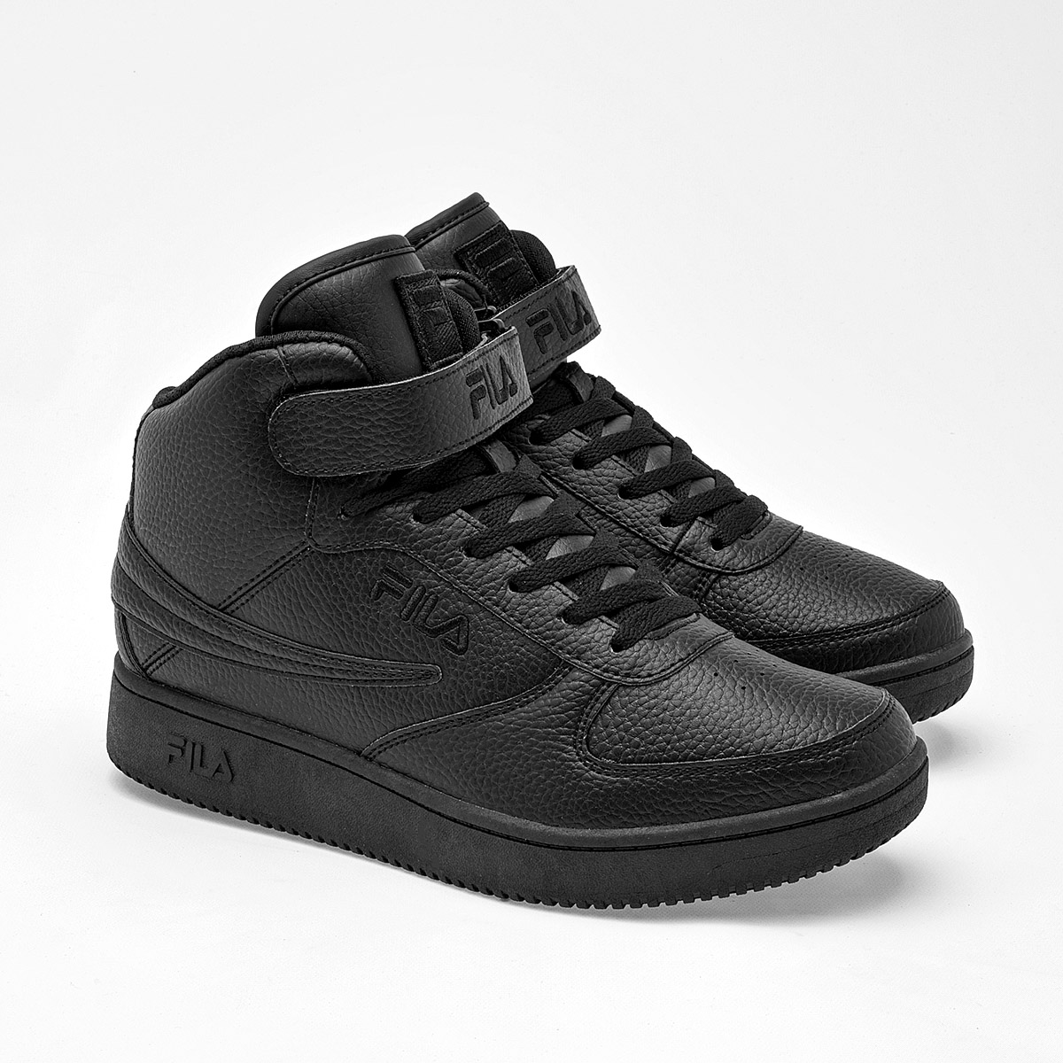 FILA A-High TENIS HOMBRE DEPORTIVO DE BOTA COLOR NEGRO