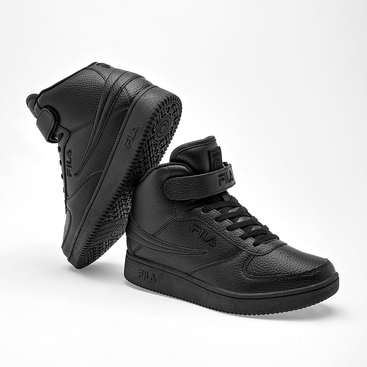 FILA A-High TENIS HOMBRE DEPORTIVO DE BOTA COLOR NEGRO
