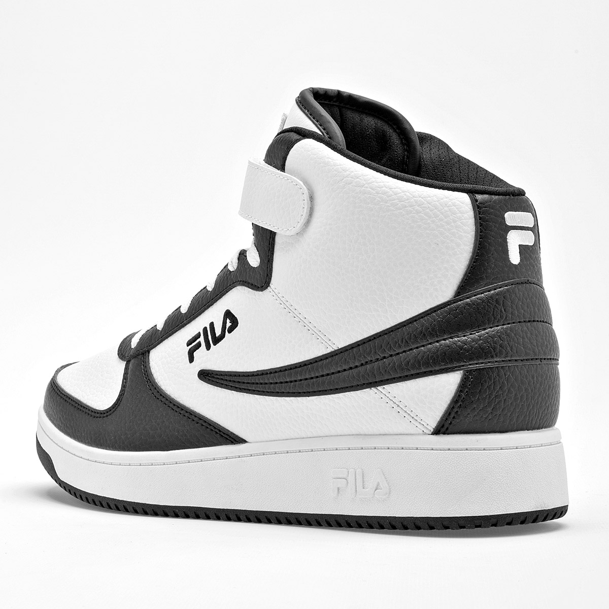 FILA A-High TENIS HOMBRE DEPORTIVO DE BOTA COLOR BLANCO NEGRO