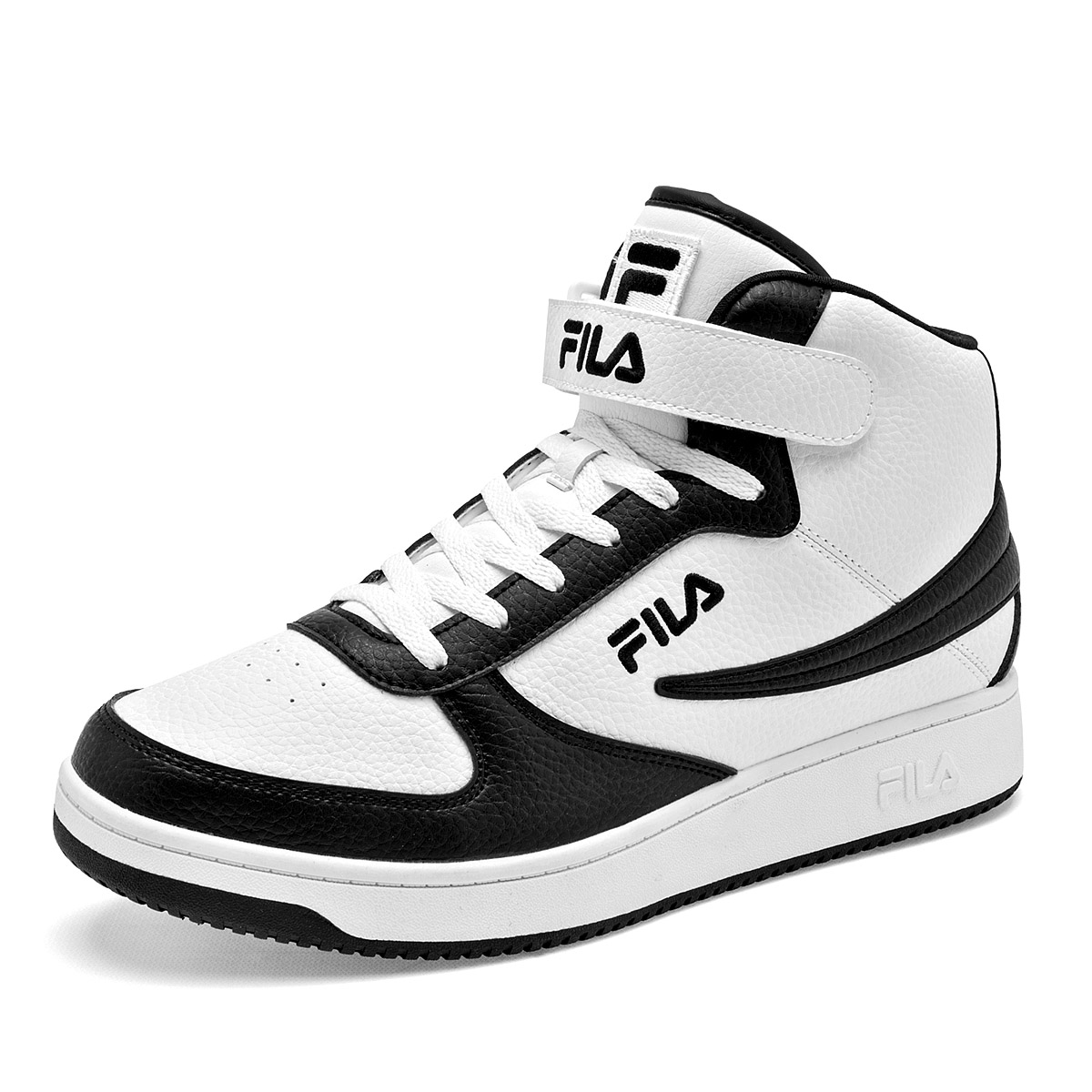 FILA A-High TENIS HOMBRE DEPORTIVO DE BOTA COLOR BLANCO NEGRO