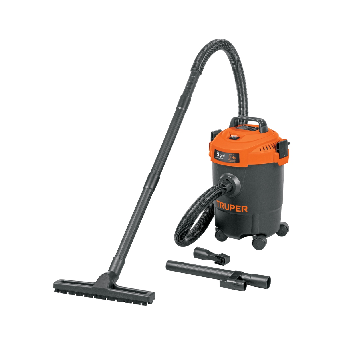 Aspiradora Truper ASP-03N Sólidos y Líquidos 3 Gal, Plástica, Negra ENDY4