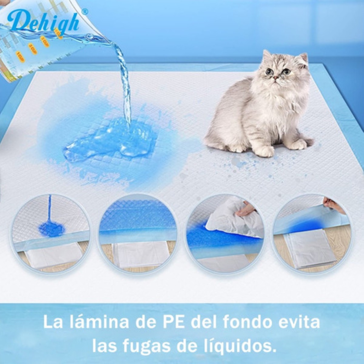 50 Pañales Tapete Entrenador Para Perro Almohadillas 60x45cm