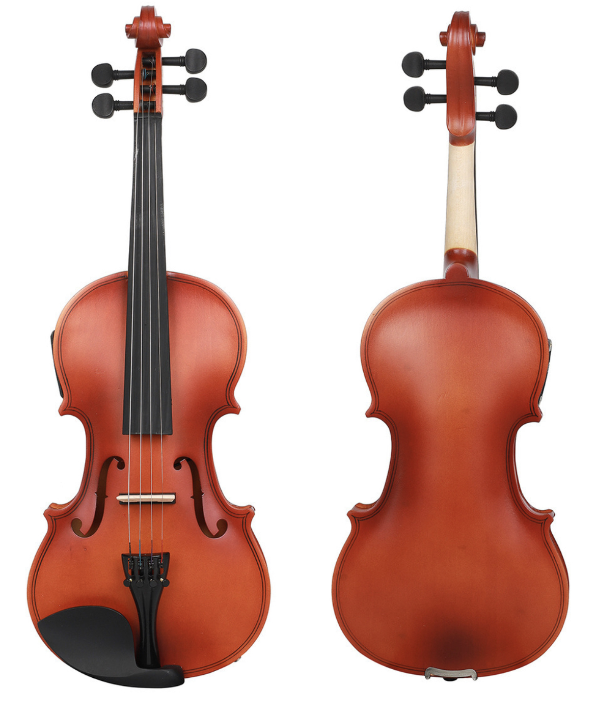 Precio De Electrico Violines Electroacustico 4/4 Y Estuche Color Marrón