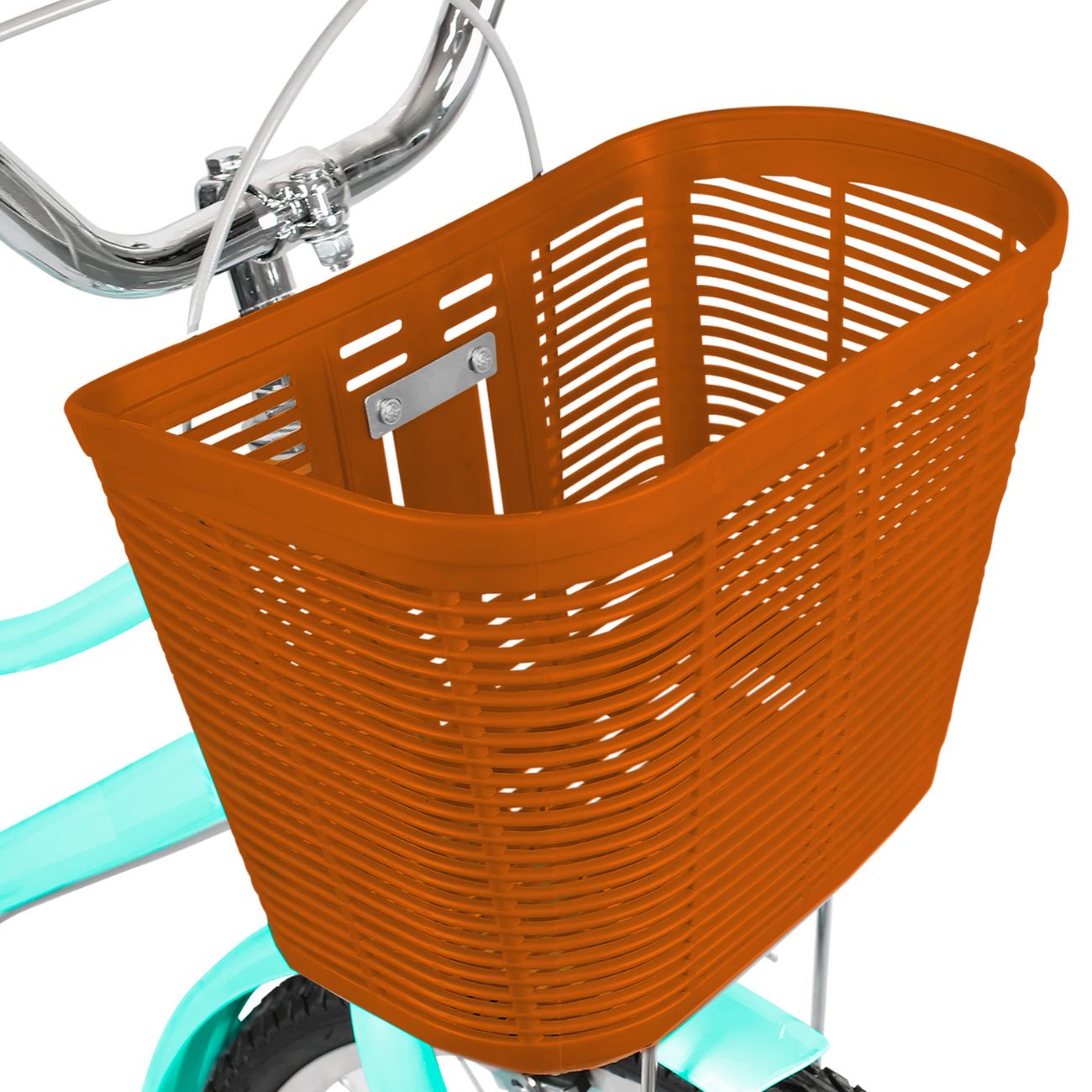 Bicicleta Urbana Rodada 29 con Canasta, Diseño Clásico Vintage, Turquesa Bluelander 